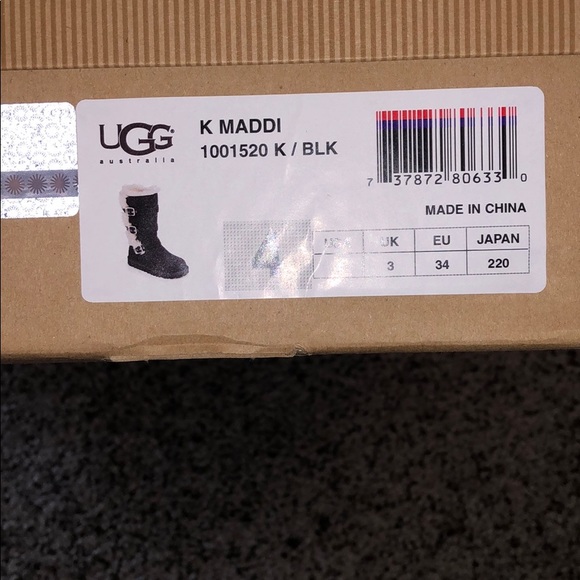 UGG K Maddi boots kids size 4 womens 6 - Picture 7 of 7